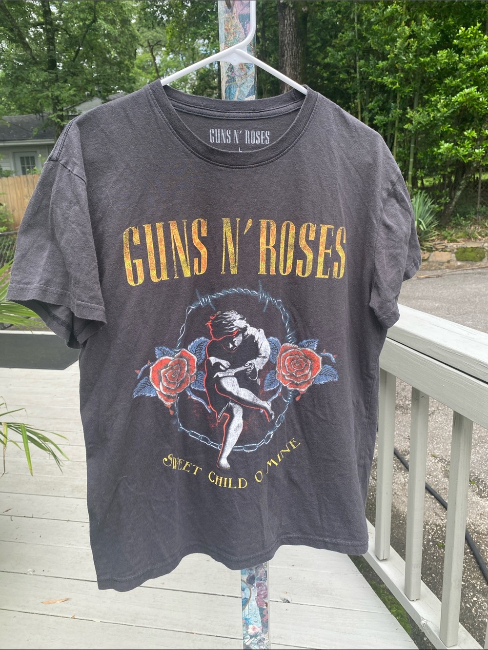 Gun N’ Roses Black Graphic Tee - Sweet Child O' Mine- unisex